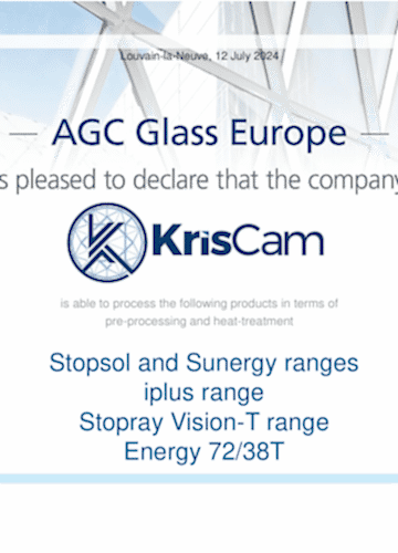AGC Glass Europe Akreditasyon