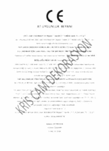 Thiokol AT Uygunluk Beyanı