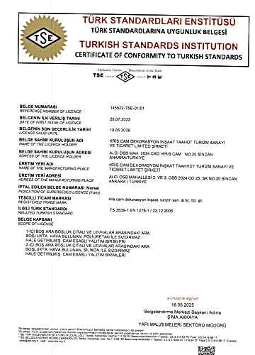 Türk Standartlarına Uygunluk Belgesi